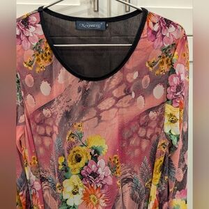 Xception Long-sleeve Tunic Top.